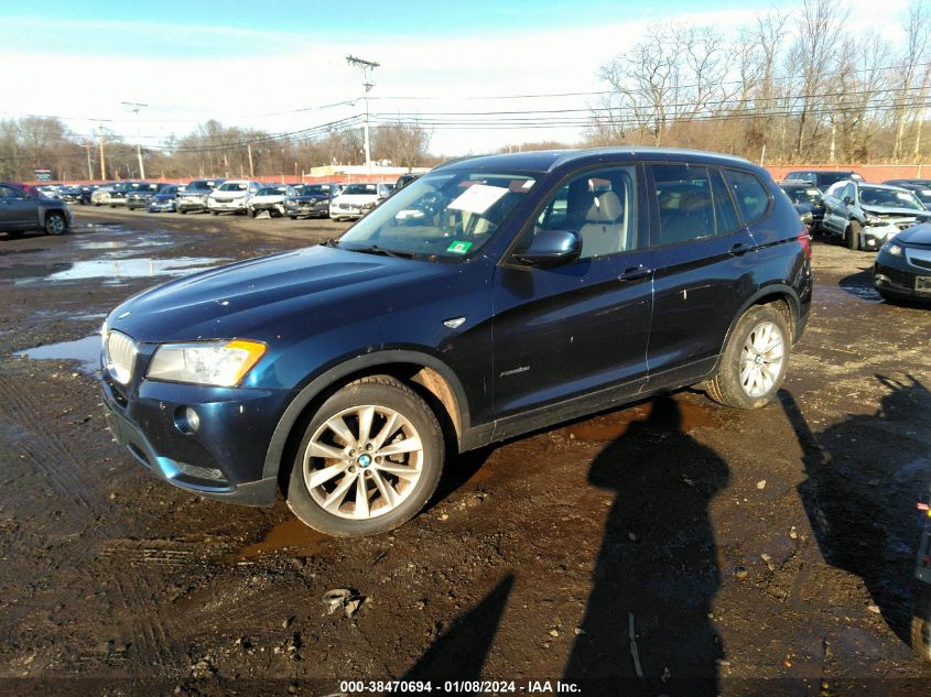 2013 BMW X3 XDRIVE28I - 5UXWX9C54D0A22513