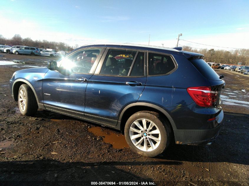 2013 BMW X3 XDRIVE28I - 5UXWX9C54D0A22513