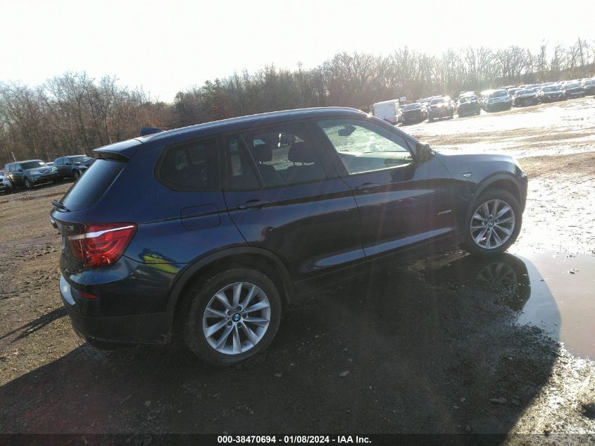 2013 BMW X3 XDRIVE28I - 5UXWX9C54D0A22513