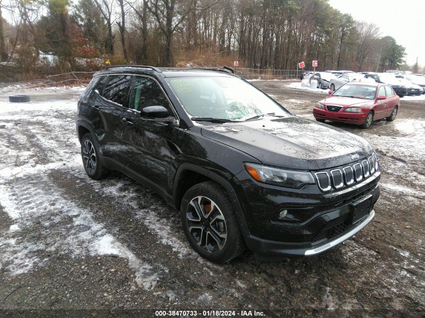 2022 JEEP COMPASS LIMITED 4X4 - 3C4NJDCB3NT169012