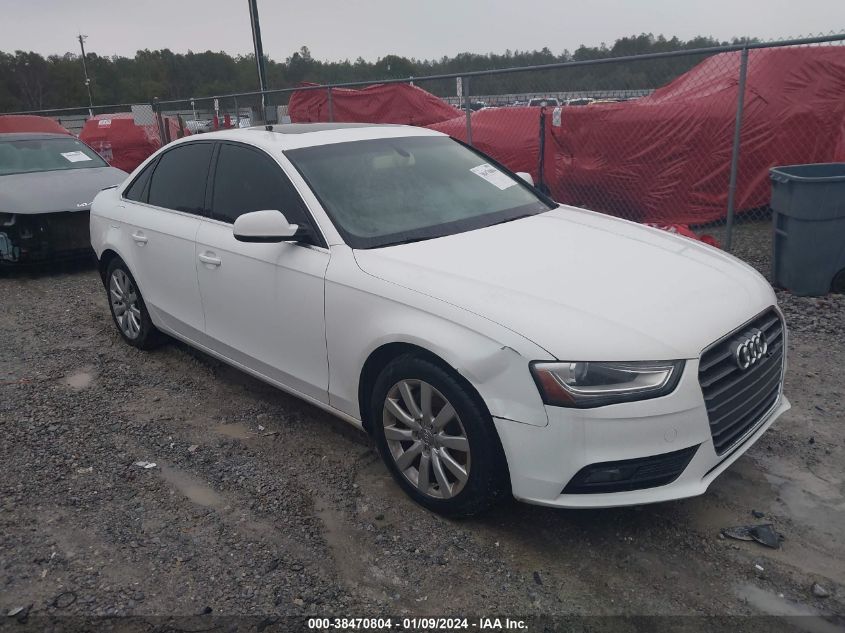 2013 AUDI A4 PREMIUM - WAUAFAFL6DA085904