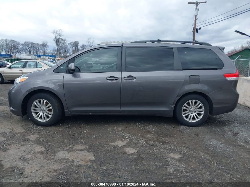 2014 TOYOTA SIENNA XLE V6 8 PASSENGER - 5TDYK3DC9ES442895