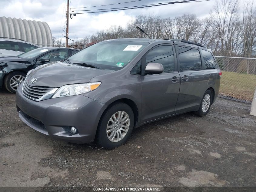 2014 TOYOTA SIENNA XLE V6 8 PASSENGER - 5TDYK3DC9ES442895