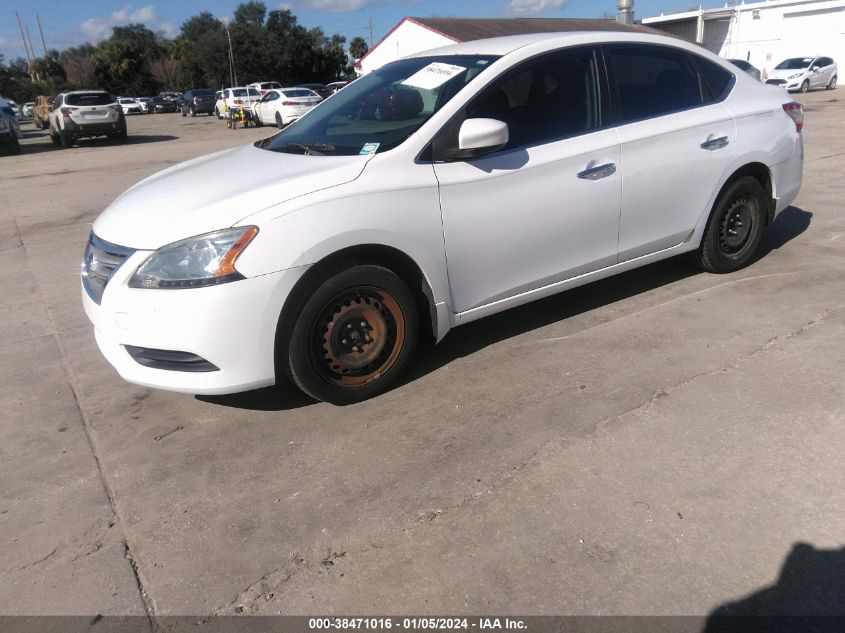 2015 NISSAN SENTRA S - 3N1AB7AP3FY252572