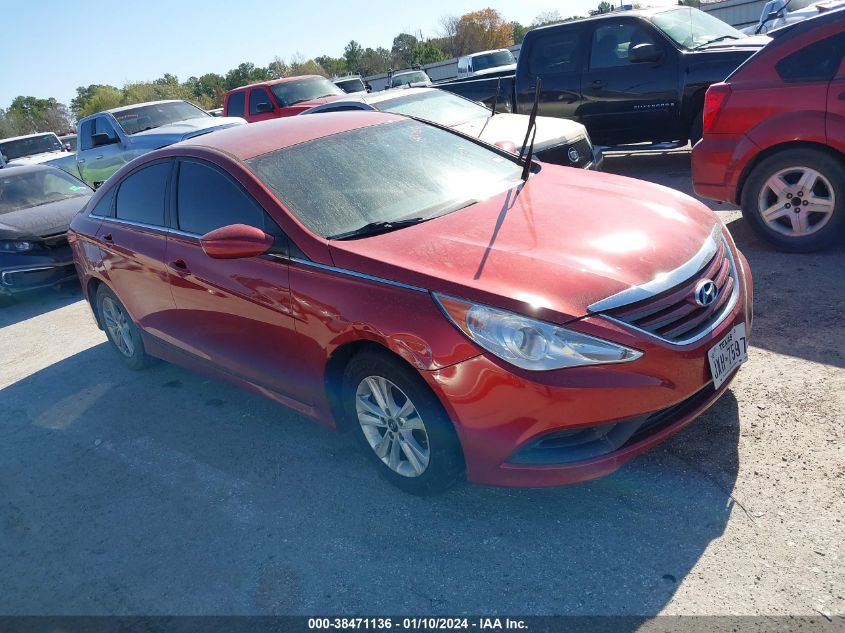 2014 HYUNDAI SONATA GLS - 5NPEB4AC0EH908894