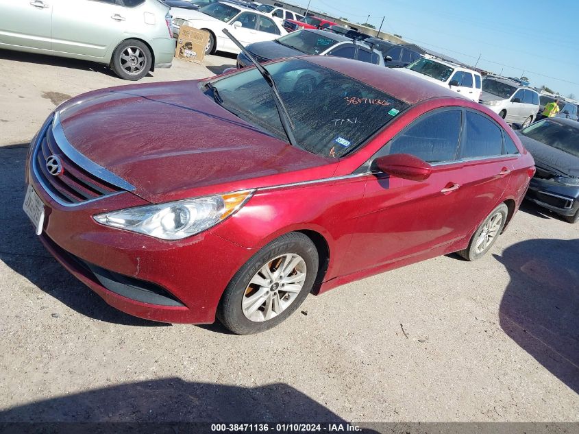 2014 HYUNDAI SONATA GLS - 5NPEB4AC0EH908894