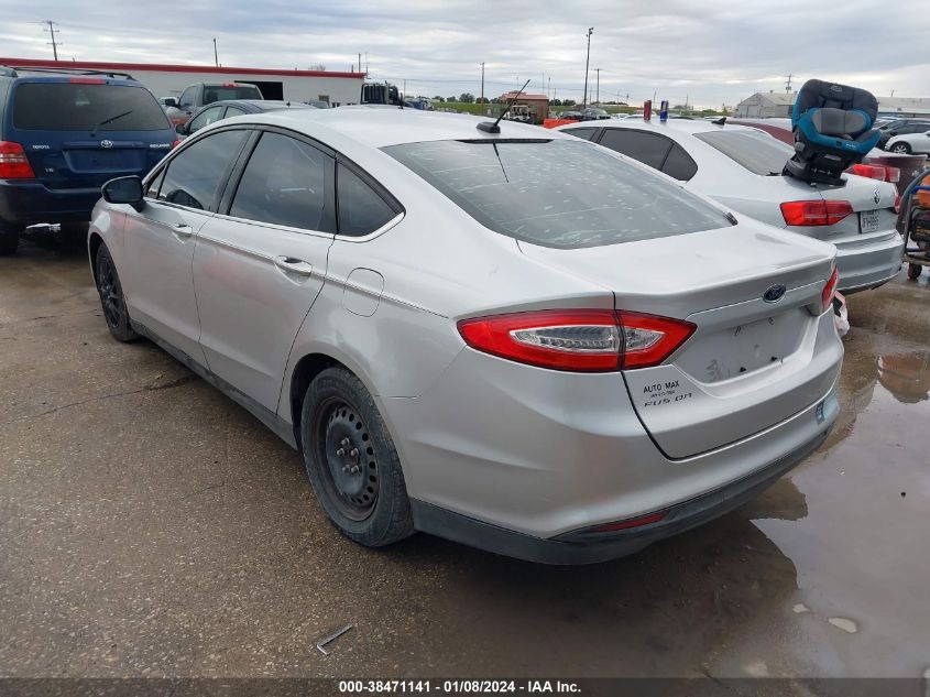 2013 FORD FUSION S - 3FA6P0G70DR141459