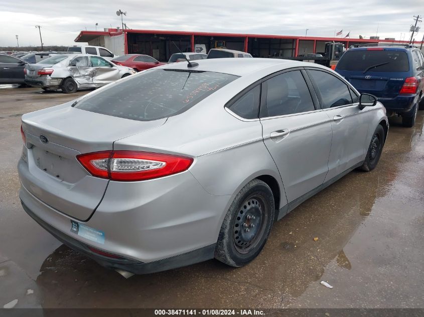 2013 FORD FUSION S - 3FA6P0G70DR141459