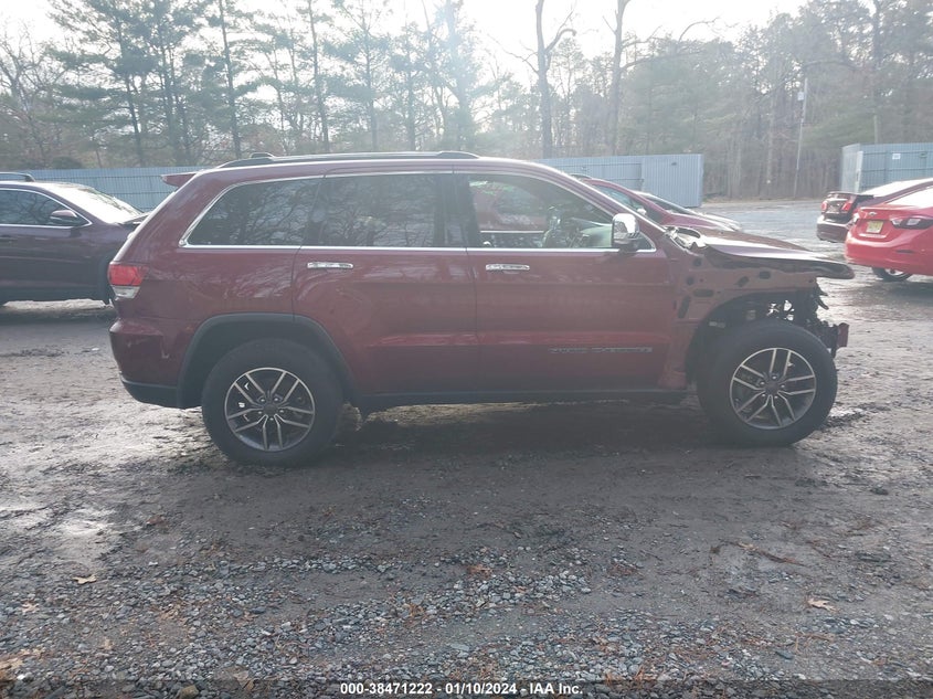 VIN 1C4RJFBG6LC218285 2020 JEEP GRAND CHEROKEE LIMITED
