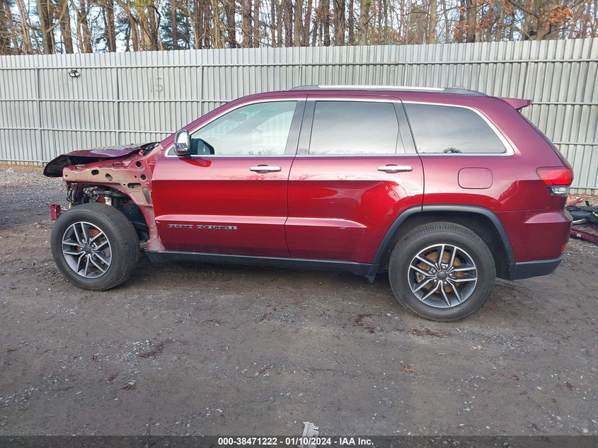 VIN 1C4RJFBG6LC218285 2020 JEEP GRAND CHEROKEE LIMITED