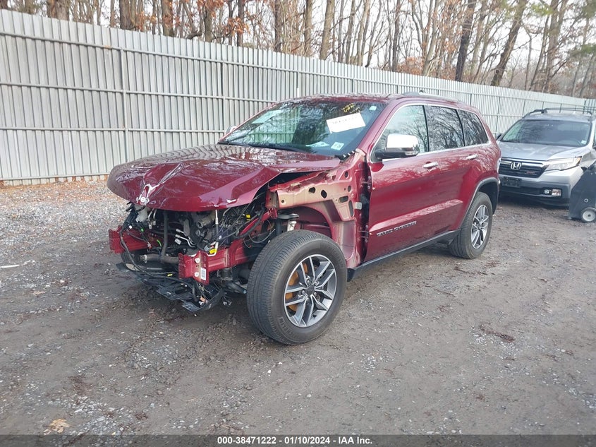 VIN 1C4RJFBG6LC218285 2020 JEEP GRAND CHEROKEE LIMITED