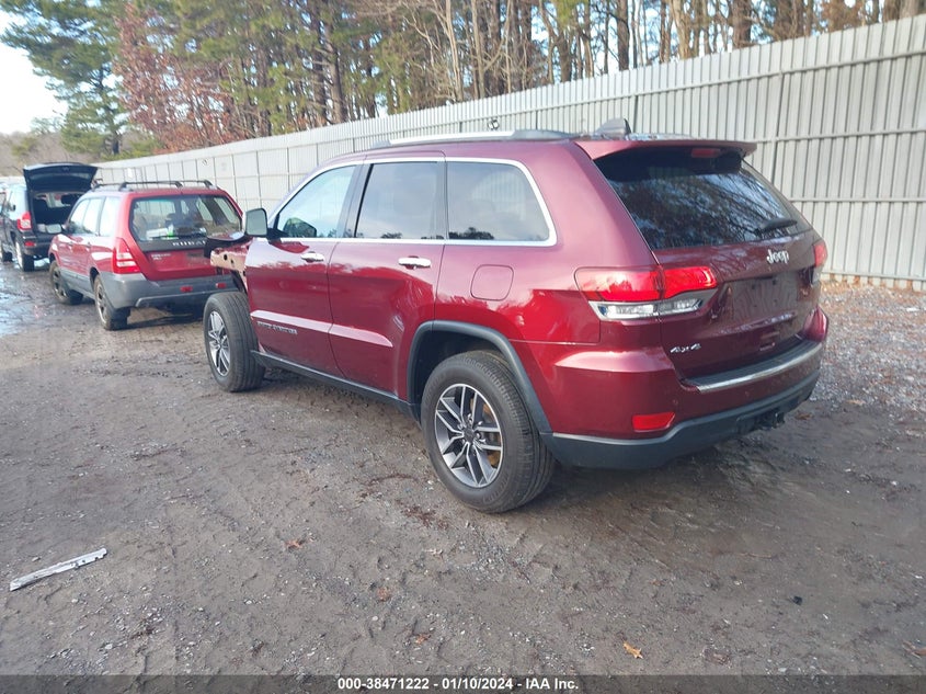 VIN 1C4RJFBG6LC218285 2020 JEEP GRAND CHEROKEE LIMITED