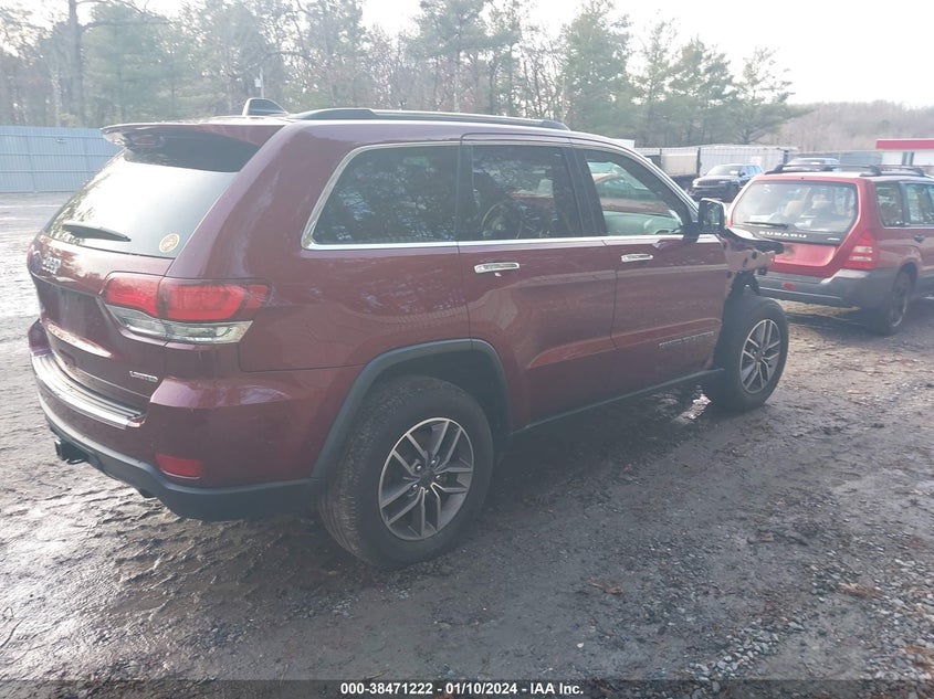 VIN 1C4RJFBG6LC218285 2020 JEEP GRAND CHEROKEE LIMITED