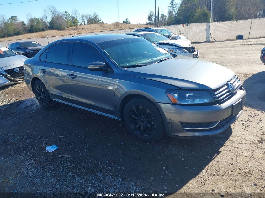 Lot #2536952514 2014 VOLKSWAGEN PASSAT 1.8T WOLFSBURG EDITION salvage car