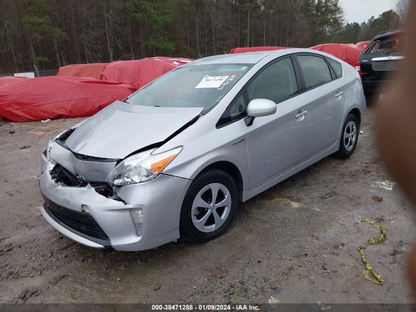 2015 TOYOTA PRIUS - JTDKN3DU2F2002595