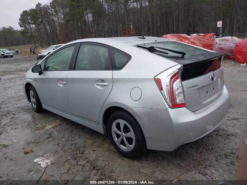 2015 TOYOTA PRIUS - JTDKN3DU2F2002595