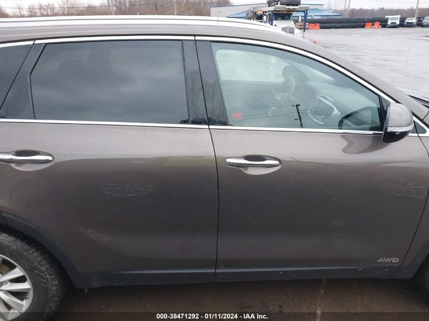 2019 KIA SORENTO 2.4L LX - 5XYPGDA36KG576165