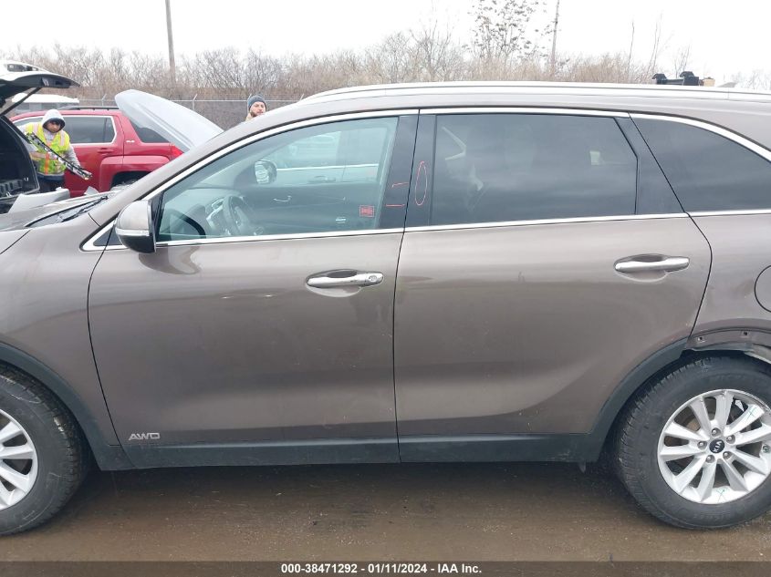 2019 KIA SORENTO 2.4L LX - 5XYPGDA36KG576165