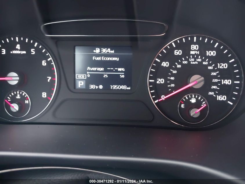 2019 KIA SORENTO 2.4L LX - 5XYPGDA36KG576165