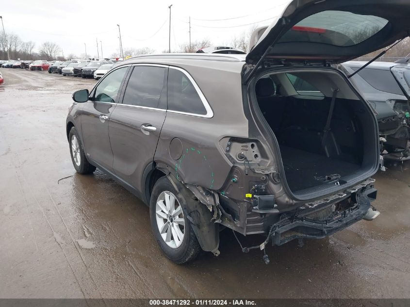 2019 KIA SORENTO 2.4L LX - 5XYPGDA36KG576165