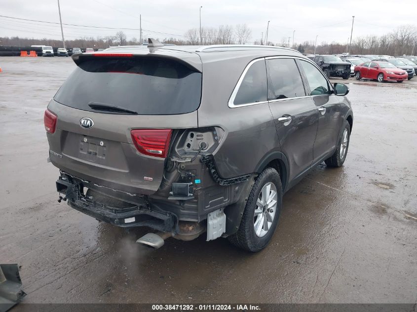 2019 KIA SORENTO 2.4L LX - 5XYPGDA36KG576165