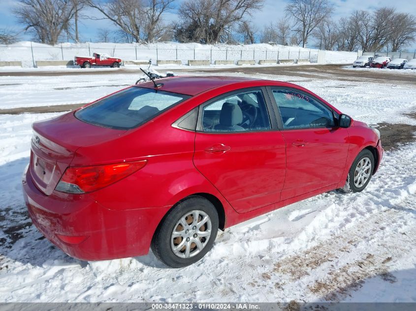 2013 HYUNDAI ACCENT GLS/GS - KMHCT4AE5DU460724