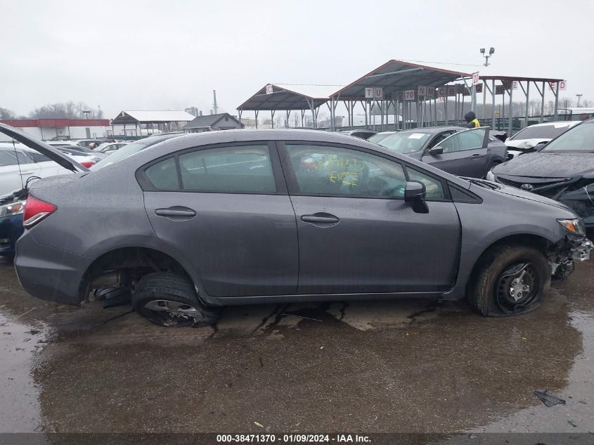 2015 HONDA CIVIC LX - 19XFB2F56FE226188