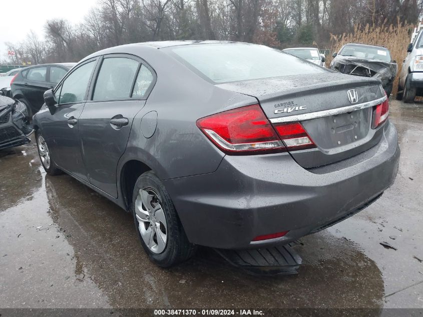 2015 HONDA CIVIC LX - 19XFB2F56FE226188