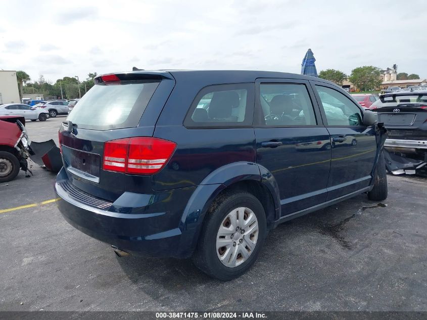 2013 DODGE JOURNEY SE - 3C4PDCAB7DT728248