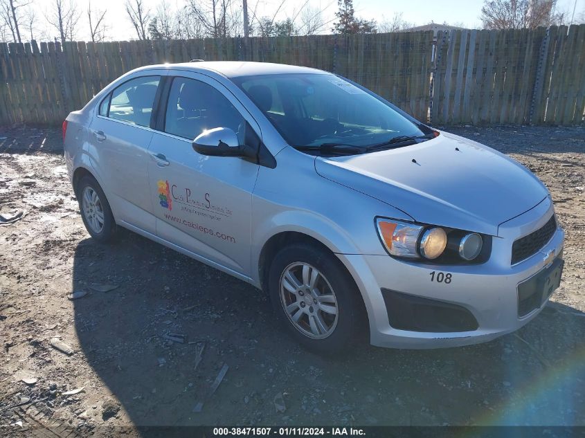 2016 CHEVROLET SONIC LT AUTO - 1G1JC5SHXG4133324