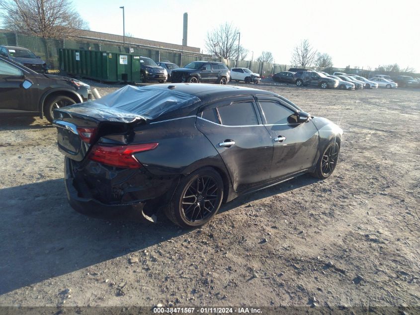 2017 NISSAN MAXIMA 3.5S/SV/SL/SR/PLAT - 1N4AA6AP1HC392504