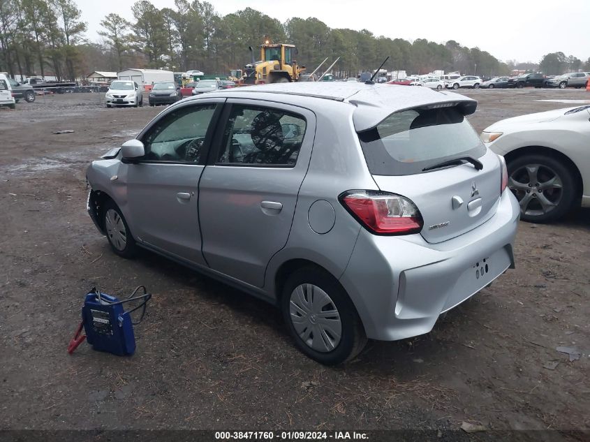 2021 MITSUBISHI MIRAGE ES/LE/CARBONITE EDITION - ML32AUHJ2MH010534