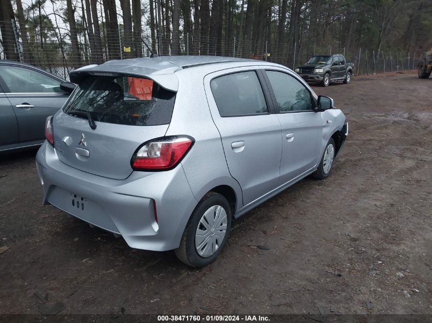2021 MITSUBISHI MIRAGE ES/LE/CARBONITE EDITION - ML32AUHJ2MH010534