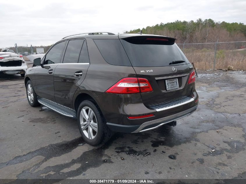 2013 MERCEDES-BENZ ML 350 4MATIC 4JGDA5HB4DA127167