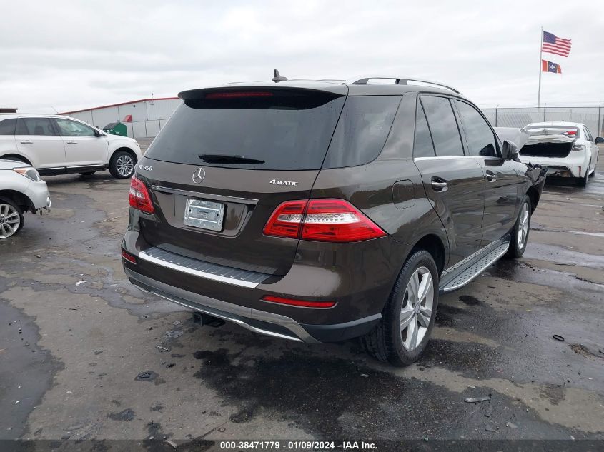 2013 MERCEDES-BENZ ML 350 4MATIC 4JGDA5HB4DA127167