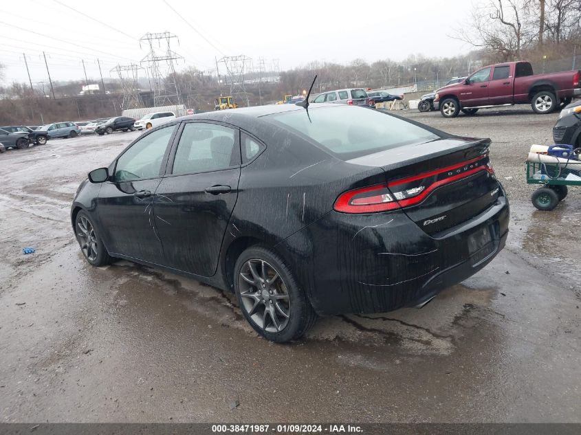 2013 DODGE DART SXT - 1C3CDFBA5DD198619