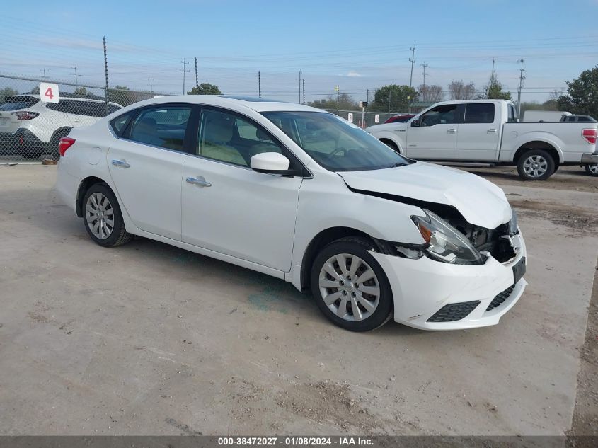 2016 NISSAN SENTRA SV - 3N1AB7AP9GY210408