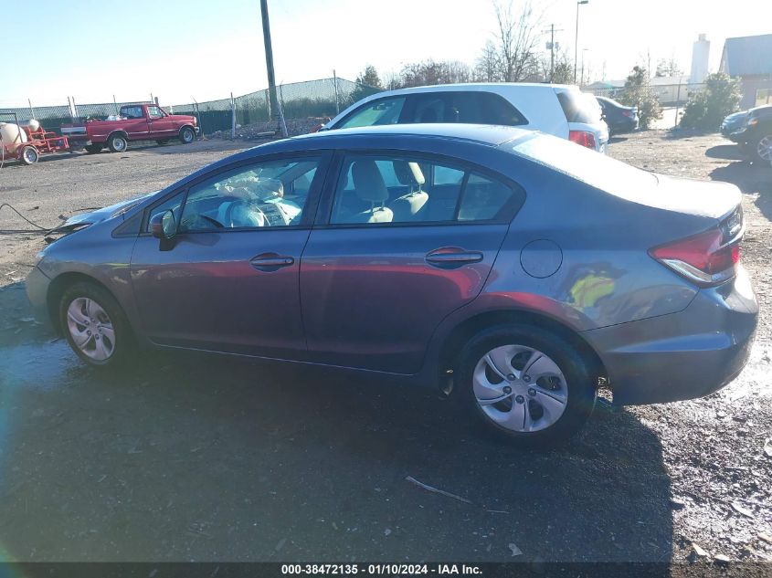 2014 HONDA CIVIC LX - 19XFB2F50EE256608
