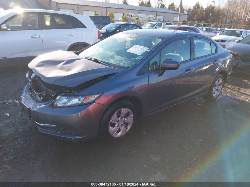 2014 HONDA CIVIC LX - 19XFB2F50EE256608