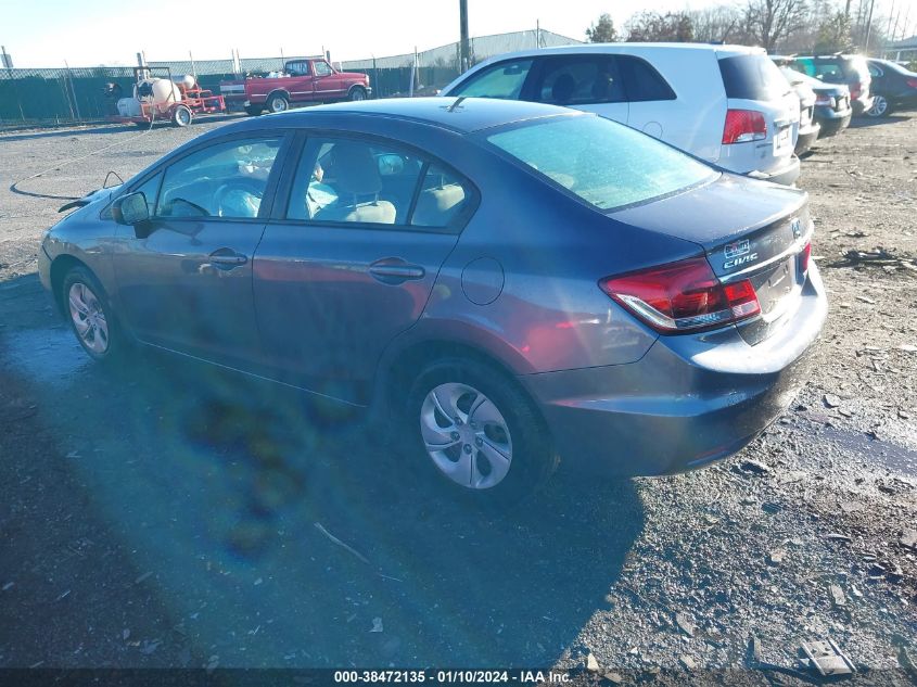 2014 HONDA CIVIC LX - 19XFB2F50EE256608
