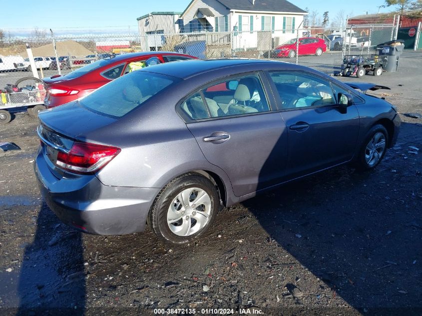2014 HONDA CIVIC LX - 19XFB2F50EE256608