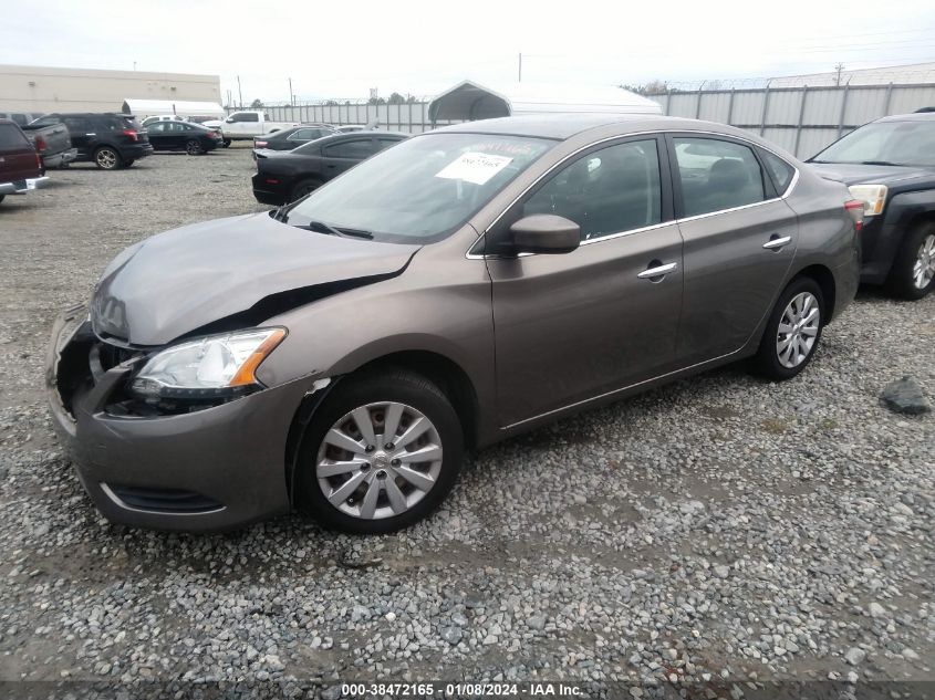 2015 NISSAN SENTRA S/SV/SR/SL - 3N1AB7AP8FY309848