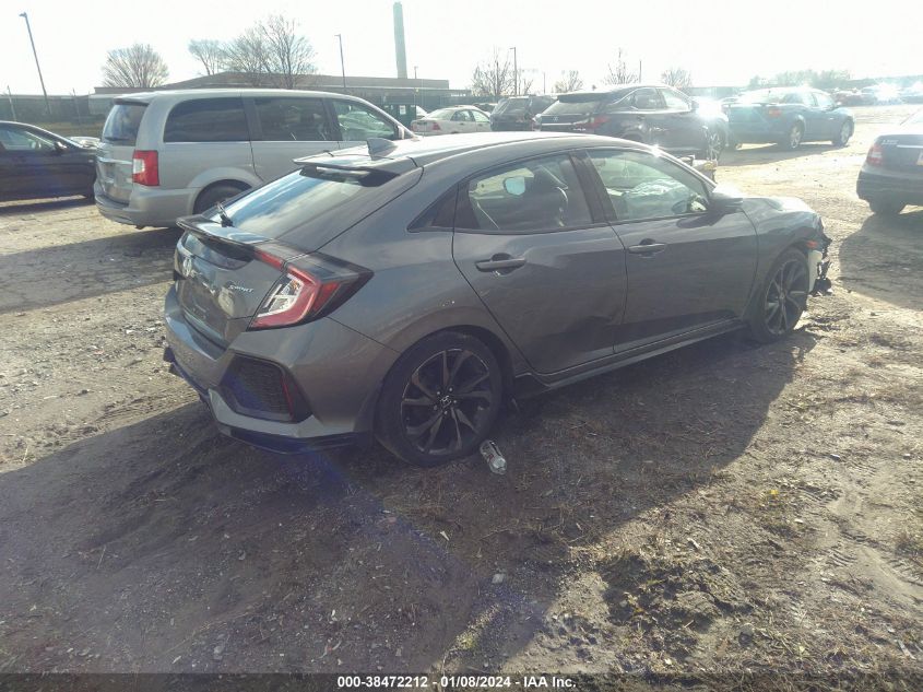 2018 HONDA CIVIC SPORT - SHHFK7G40JU217829