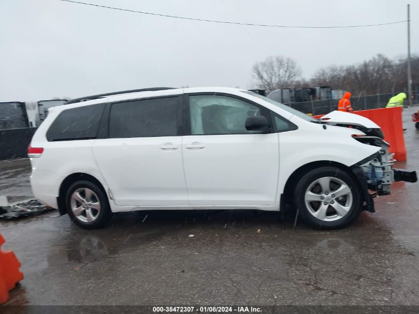 2014 TOYOTA SIENNA LE V6 8 PASSENGER - 5TDKK3DC9ES513888