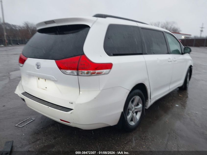 2014 TOYOTA SIENNA LE V6 8 PASSENGER - 5TDKK3DC9ES513888