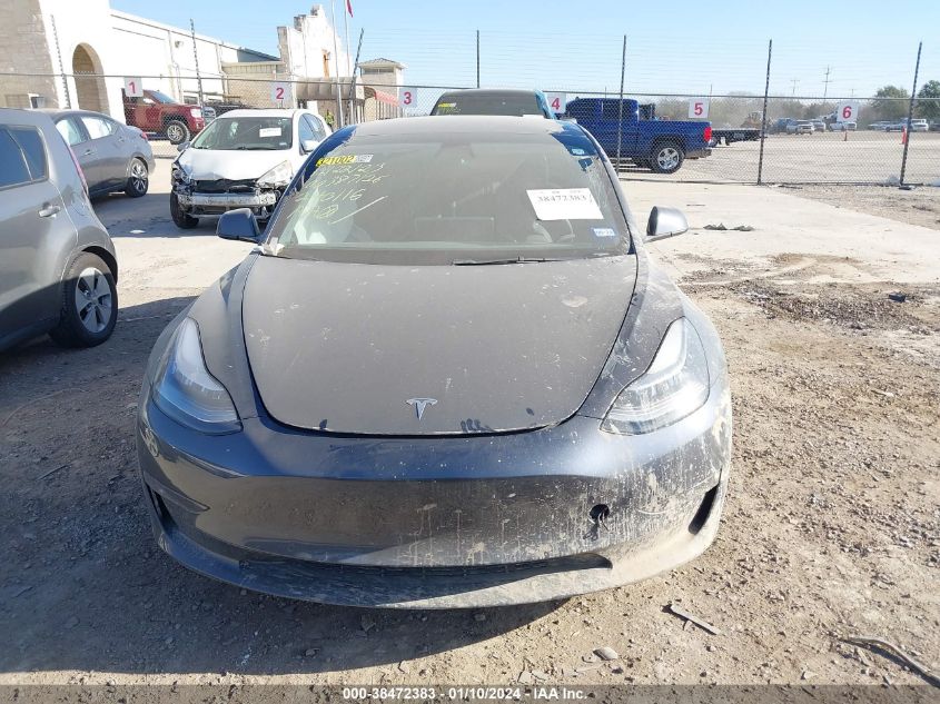 2022 TESLA MODEL 3 - 5YJ3E1EB1NF240116