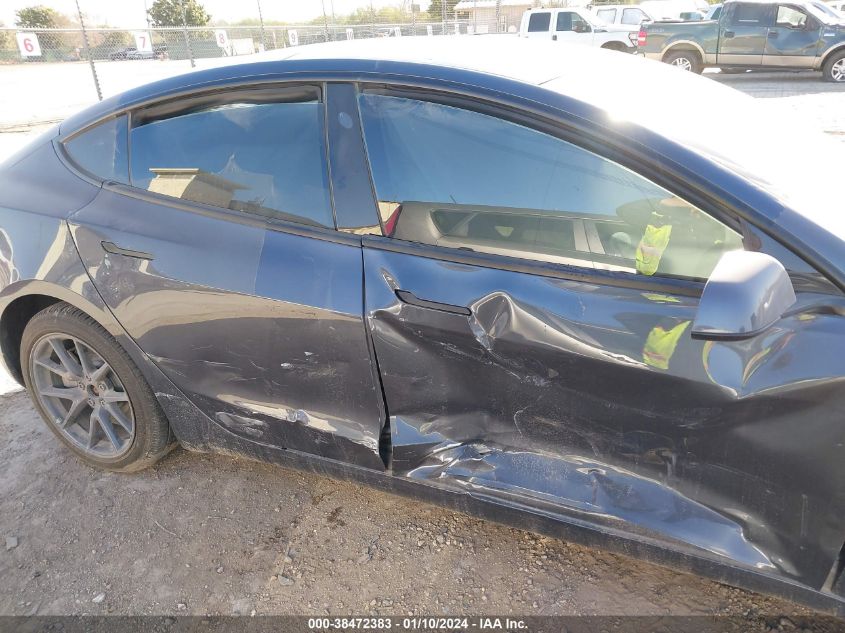 2022 TESLA MODEL 3 - 5YJ3E1EB1NF240116