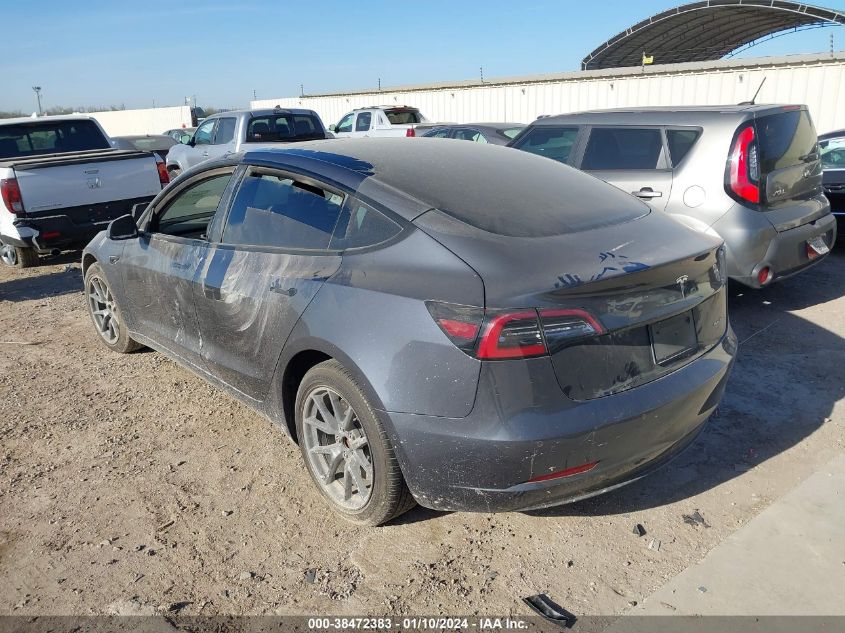 2022 TESLA MODEL 3 - 5YJ3E1EB1NF240116