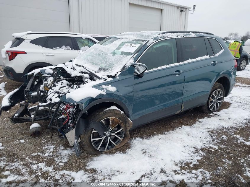 2019 VOLKSWAGEN TIGUAN SE/SEL/SEL R-LINE JET-BLA - 3VV3B7AX1KM132066