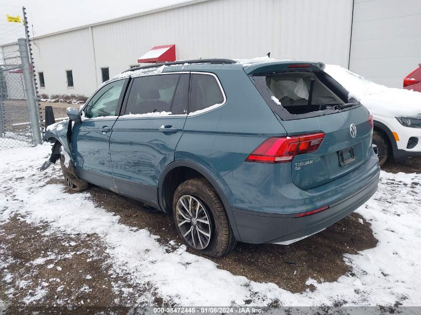 2019 VOLKSWAGEN TIGUAN SE/SEL/SEL R-LINE JET-BLA - 3VV3B7AX1KM132066